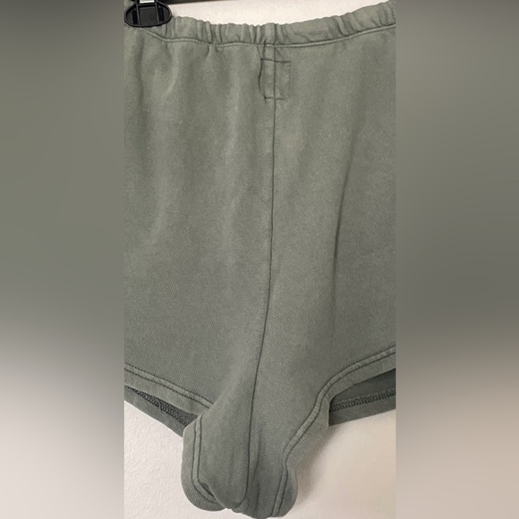 Aerie Sage Green Lounge Cotton Shorts Large - Picture 5 of 11